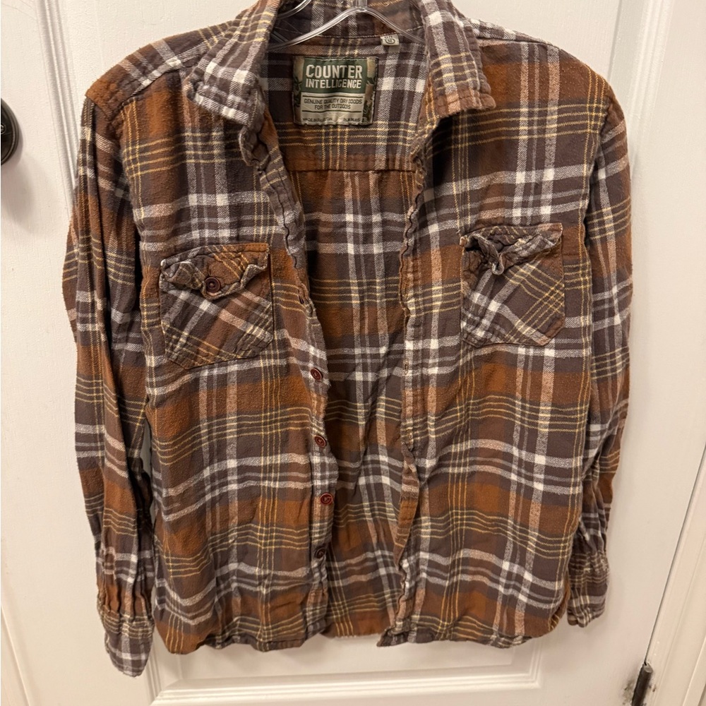 Counter Intelligence Plaid Flannel Shirt